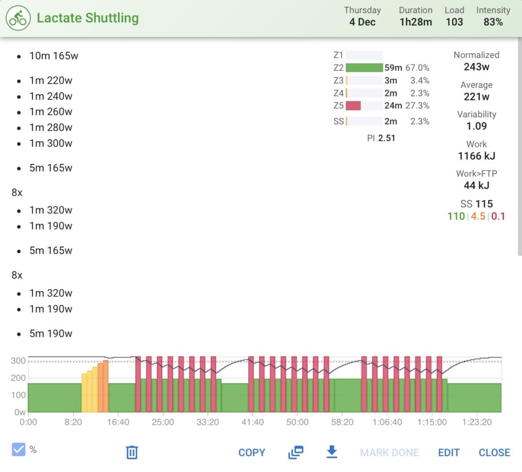 intervals.icu wokout planner